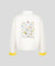 KANDINI Collared Sweatshirt With String(Printed) - Ivory