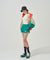 KANDINI Color Block Set-up Pants - Green