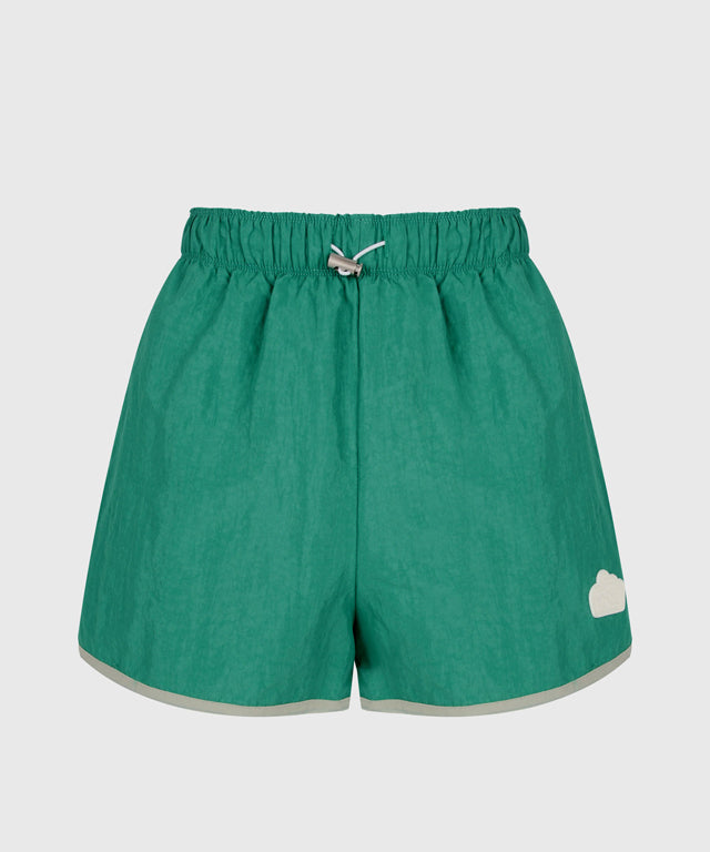 KANDINI Color Block Set-up Pants - Green