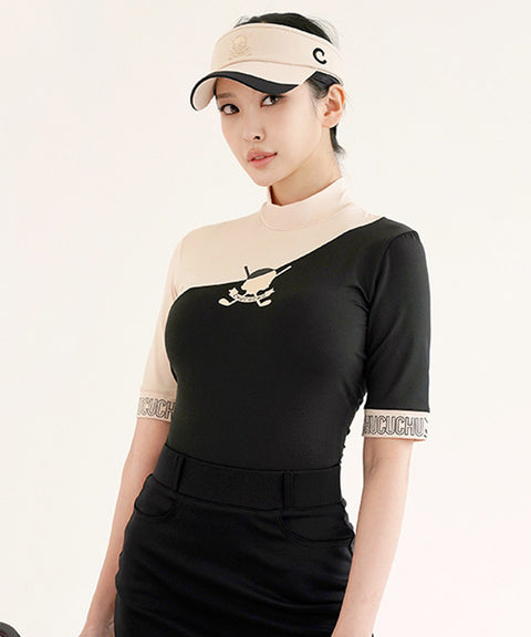CHUCUCHU Cross Point Short Sleeve - Black