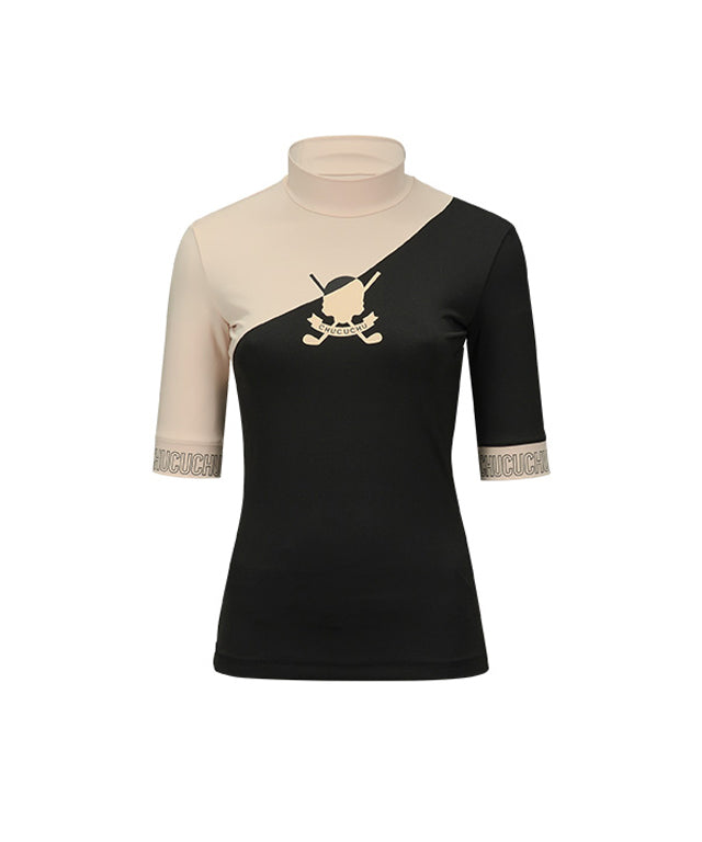 CHUCUCHU Cross Point Short Sleeve - Black