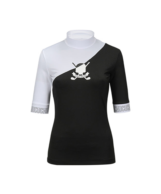 CHUCUCHU Cross Point Short Sleeve - White