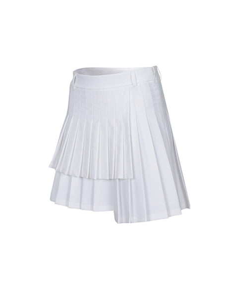CHUCUCHU Double Pleated Skirt