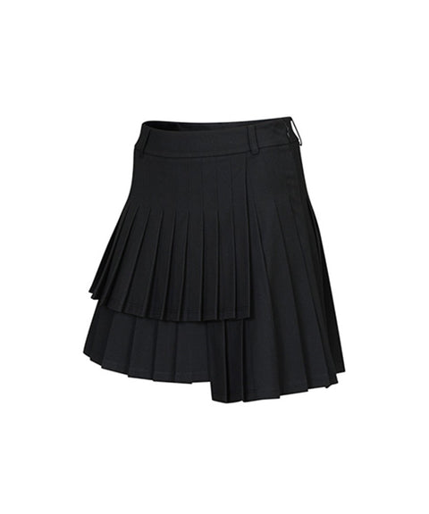 CHUCUCHU Double Pleated Skirt
