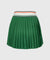 KANDINI  Elastic Band Pleats Skirt - Green