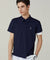 [Warehouse Sale] Haley Golf Wear Men's Cool Short Sleeve Pique T-shirt Navy