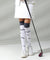 Haley Golf wear Lettering Over Knee Socks- White