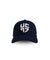 HENRY STUART Initials Embroidered Golf Cap Ball Cap - Navy