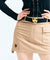 HENRY STUART Women's Variation Pleated Skirt - Beige