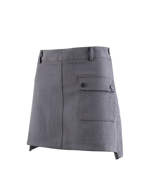 HENRY STUART Women's Variation Pleated Skirt - Gray
