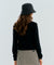 BENECIA 12 Open Collar Knit - Black