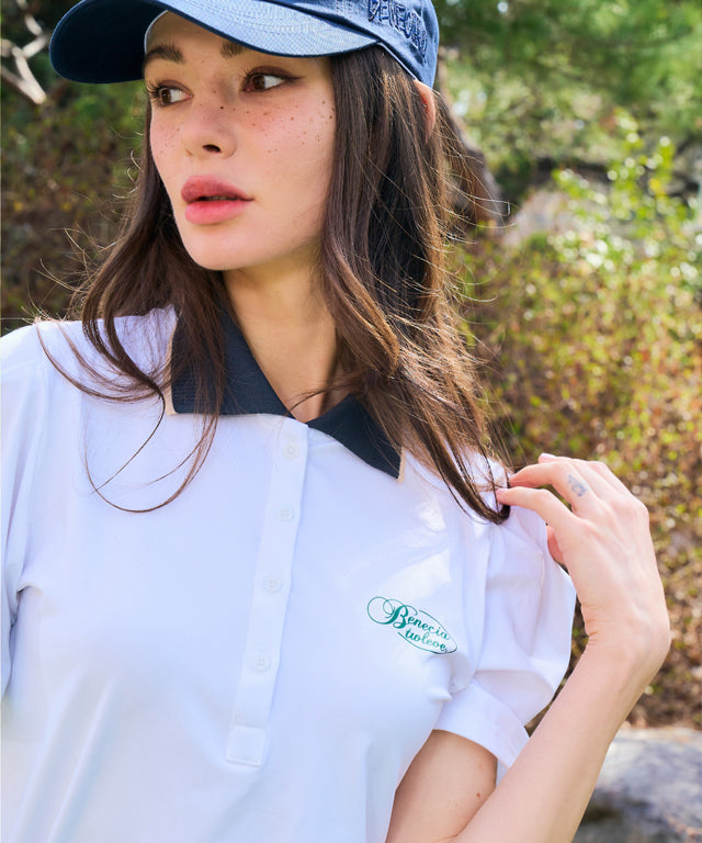 BENECIA 12 Lisa Puffy Top - White