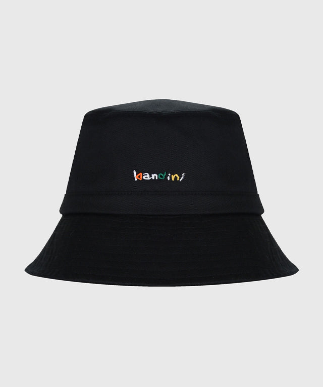 KANDINI Logo Bucket Hat - Black