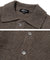 20th Hole Men's Knit Cardigan with Lambswool Collar Pocket - M/Brown