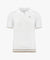 FAIRLIAR Men's Logo Jacquard Short Sleeve Knit (White)