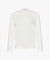 FAIRLIAR Men's Shoulder Contrast Turtleneck T-Shirt (White)