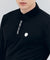 HENRY STUART Men's Solid Colored Long Sleeve T-Shirt - Black