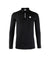 HENRY STUART Men's Solid Colored Long Sleeve T-Shirt - Black