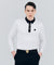 HENRY STUART Men's Solid Colored Long Sleeve T-Shirt - White