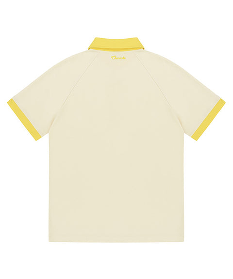 CHUCUCHU Men's Superior Polo T-shirt - Lemon Yellow