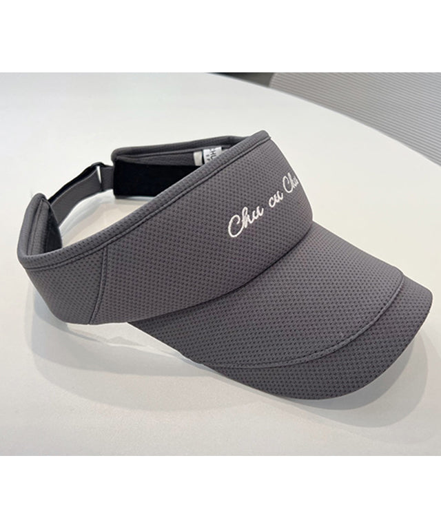 CHUCUCHU Women's Mesh Lettering Visor