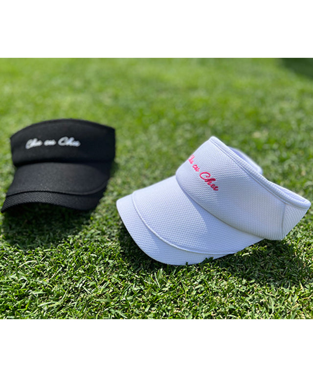 CHUCUCHU Women's Mesh Lettering Visor
