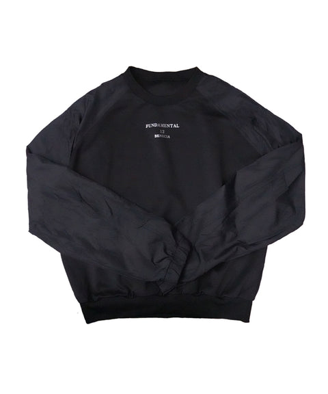 BENECIA 12 Raglan Wind Sweatshirt - Black