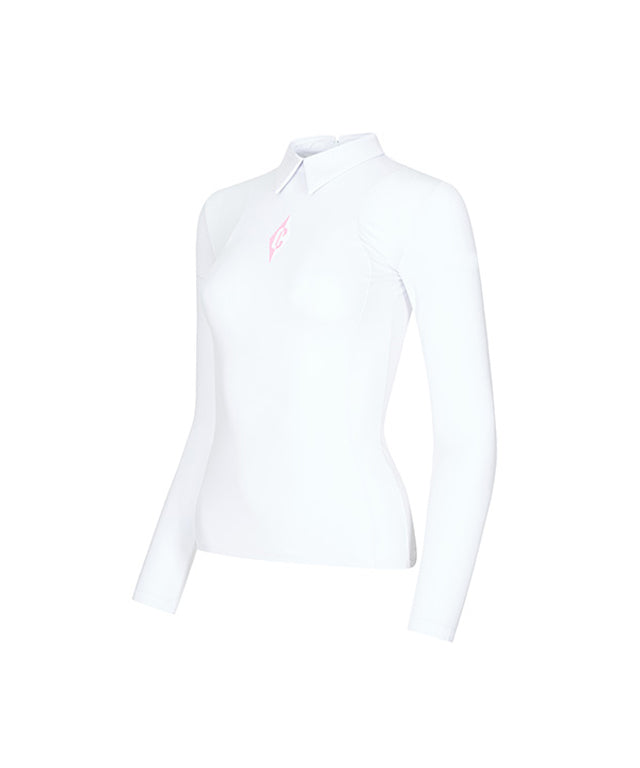 CHUCUCHU New Candy Polo Tee - White