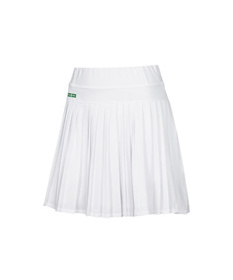 CHUCUCHU Women's New Pleated Skirt - White