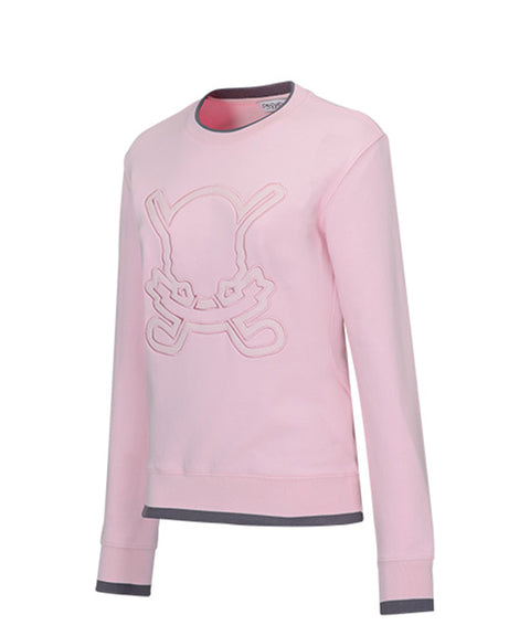 CHUCUCHU Pastel Skull Line Top - Pink