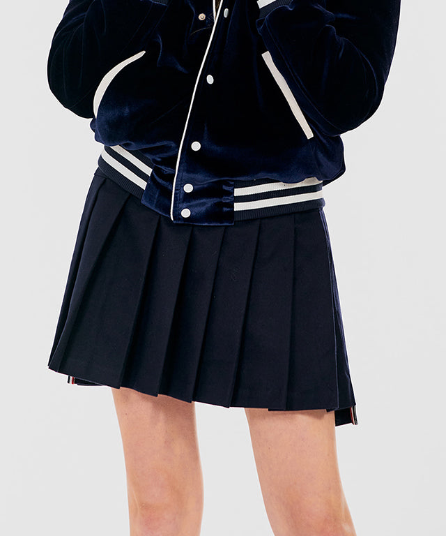BENECIA 12 Raised Classic Skirt - Navy
