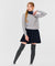 BENECIA 12 Raised Classic Skirt - Navy