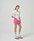 KANDINI Slit Mini Skirt - Pink
