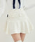 J.Jane Tweed Flower Skirt (White)