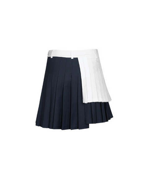 CHUCUCHU Two-Color Double Skirt