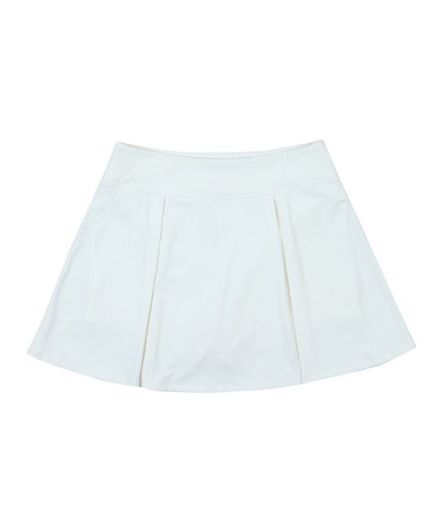 [Warehouse Sale] Haley Golf Wear Women's A-Line Pleated Skirt White