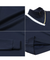 Haley Golf Wear Men's Half Zip Up V Neck Layered Long Sleeve T-shirt Navy