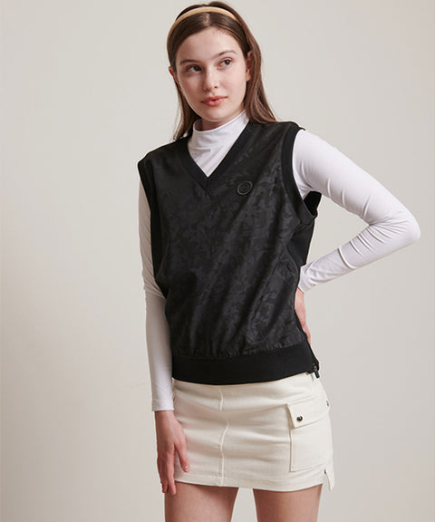 CHUCUCHU Split H-Line Skirt - White