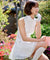 J.Jane Waffle Sleeveless Dress (White)