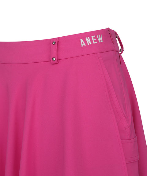 ANEW Golf: Women Outer Cover Flare Half Pants - Hot Pink
