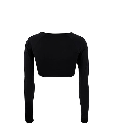 HENRY STUART Women's Bolero Inner T-shirt - Black