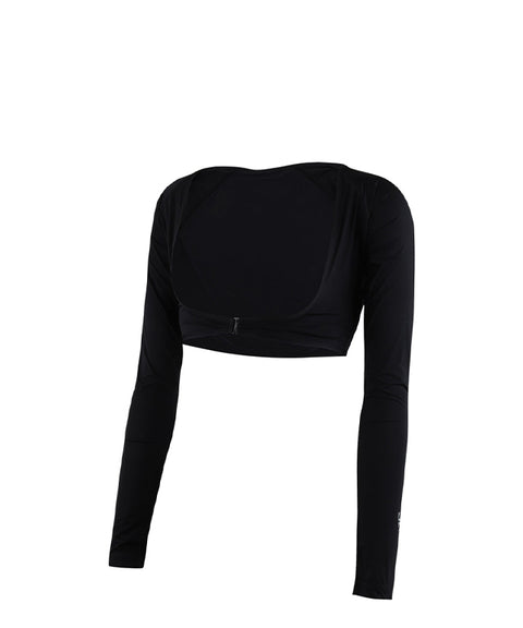 HENRY STUART Women's Bolero Inner T-shirt - Black