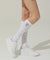 Haley Golf Wear Women's Camo Point Knee Socks Gray