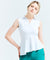HENRY STUART Women's Point Sleeveless T-shirt - White
