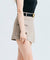 HENRY STUART Women's Wrap Skirt Shorts Beige