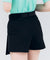 HENRY STUART Women's Wrap Skirt Shorts Black