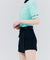 HENRY STUART Women's Wrap Skirt Shorts Black