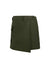 HENRY STUART Women's Wrap Skirt Shorts Khaki