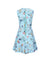 CHUCUCHU Women's Flower Dress - Blue