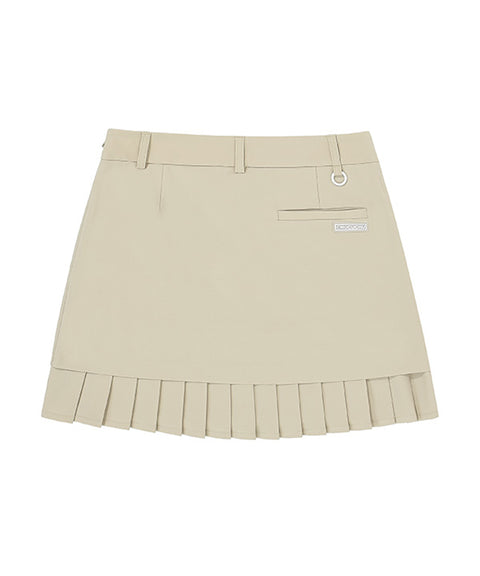 CHUCUCHU Woven Skirt - Beige